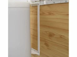 Outlet Helloshop26 Cubo de basura de cocina integrado de plástico de 8 litros 02_0006083 Blanco