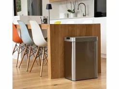 Clearance Kitchen Move Cubo de basura de cocina automático 60L SILVERLAKE Plateado
