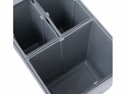 Homcom Cubo de basura de reciclaje 48x34,2x41,8 cm