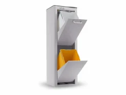 Cubo de basura para la cocina - Cubo de reciclaje - 2 compartimentos de 20L - CUBEK Cubo De Basura Para Cocina