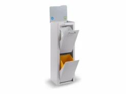 Cubo de basura para la cocina - Cubo de reciclaje - 2 compartimentos de 20L - CUBEK Cubo De Basura Para Cocina
