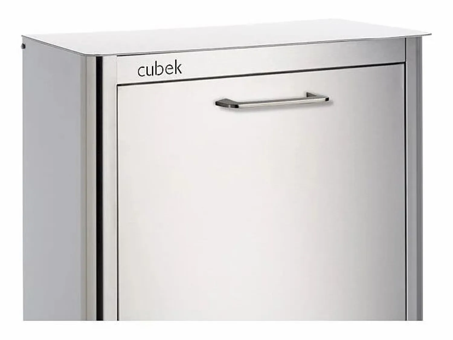 Don Hierro Cubo de basura para la cocina - Cubo de reciclaje - 3 compartimentos de 20L - acero Inoxidable - CUBEK
