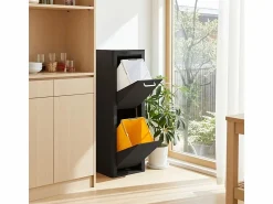 Cubo de basura para la cocina - Cubo de reciclaje - 2 compartimentos de 20L - CUBEK Cubo De Basura Para Cocina