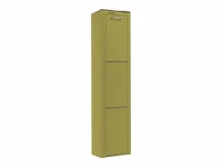 Clearance Don Hierro Cubo de basura para la cocina - Cubo de reciclaje - 3 compartimentos de 20L - CUBEK Caqui