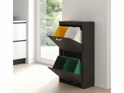 Don Hierro Cubo de basura para la cocina - Cubo de reciclaje - 4 compartimentos de 20L - CUBEK
