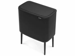Brabantia Cubo de basura Touch Bin con soporte 36L Mate Código R