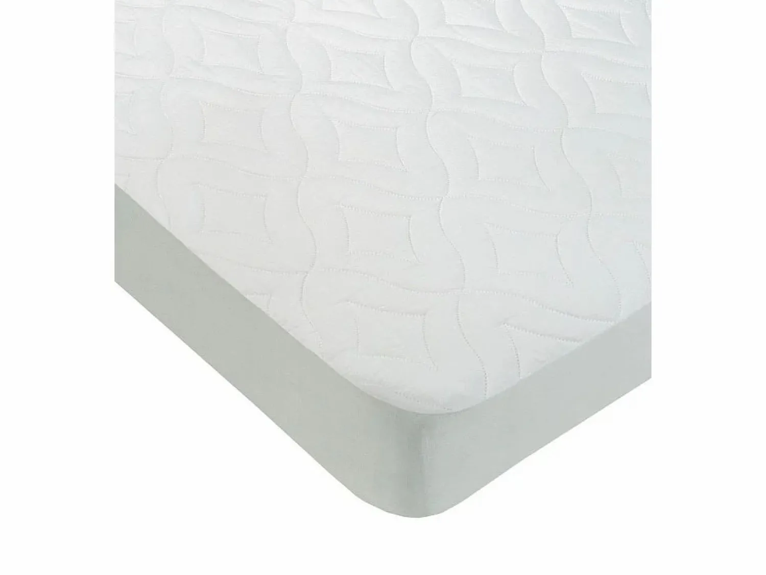 Hot Cambia tus muebles Cubrecolchón acolchado de 150x190-200x26 cm absorbente y transpirable en blanco Zafir