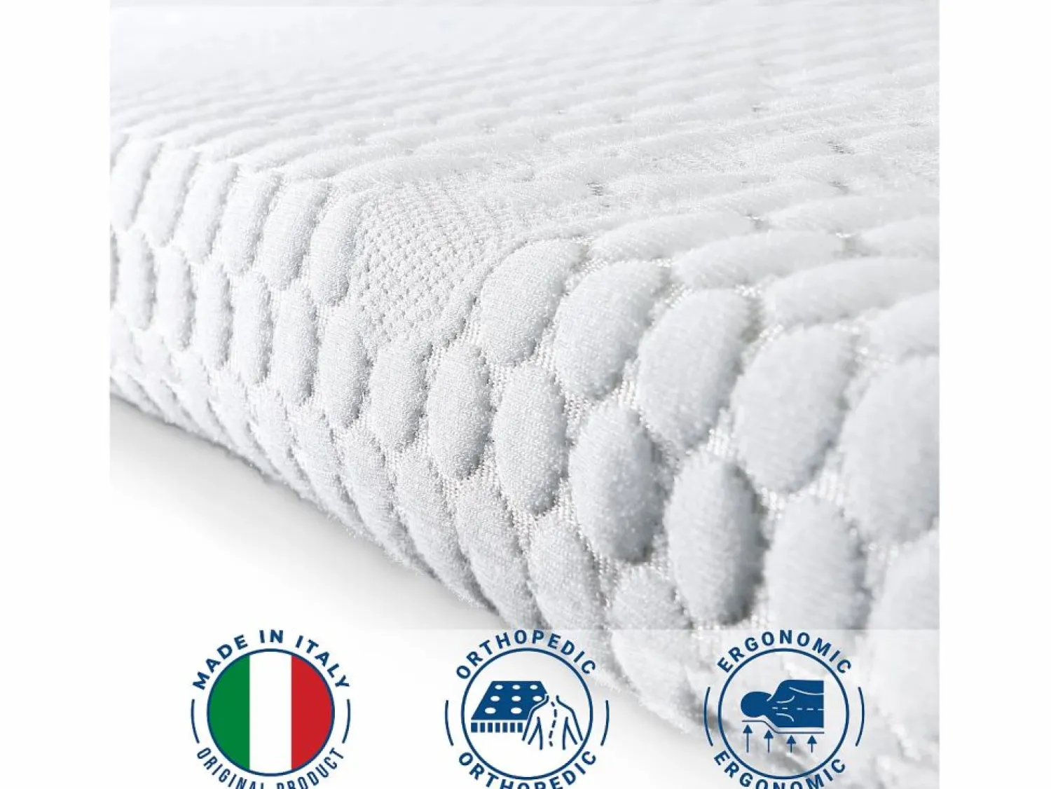Online The White Stone Cubrecolchón Doble de espuma viscoelástica XXL | protectores de colchón 6 cm | Cubrecolchón desenfundable | Antibacteriano y antihongos | 200 x 240 Blanco