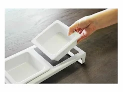 Online Cuenco de diseño doblemente elevado para el gato Tower Comida Para Animales De Compañía