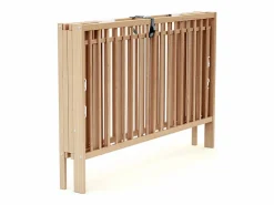 AT4 Cuna bebé plegable FOLDO madera - Haya Barnizada - 60 x 120 - 124 x 64 x 82 cm