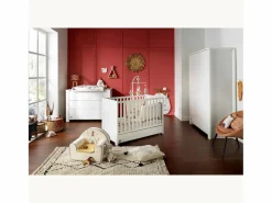 Best Cuna de madera blanca 120x60cm Mueble De Bebé