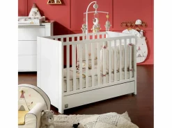 Best Cuna de madera blanca 120x60cm Mueble De Bebé