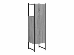Clearance Garden Furniture Cynmar Armario de baño madera de ingeniería Sonoma 33x33x120,5 cm Gris