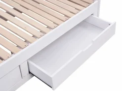 Vente-unique Daybed de 90x190 o 180x190 cm con cajones en pino y MDF - DINIVA
