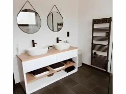 Online Essebagno Deco mezclador lavabo alto Negro