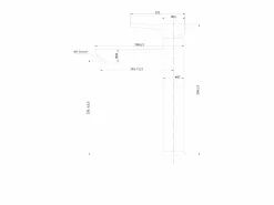 Essebagno Deco mezclador lavabo alto cromo