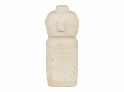 Outlet House Nordic Decoración de cemento beige Estatuilla 6.5 x 6.5 x 15 cm Multicolor