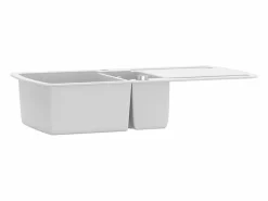 Garden Furniture Delgany Fregadero de cocina con dos senos de granito