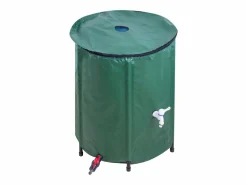 Mobilibrico Depósito de agua de lluvia de 200L en PVC con grifo y válvula de drenaje