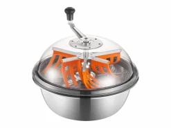 Outlet Deshojadora Manual SucceBuy 49 cm Cortabrotes Cuchilla de Acero Inoxidable, Cuenco de Corte Hidropónico Húmedo y Seco, Corte Rotativo Trenzado Materiales Y Utensilios De Cocina