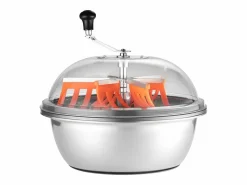 Outlet Deshojadora Manual SucceBuy 49 cm Cortabrotes Cuchilla de Acero Inoxidable, Cuenco de Corte Hidropónico Húmedo y Seco, Corte Rotativo Trenzado Materiales Y Utensilios De Cocina