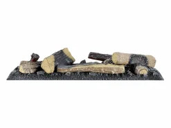 Best Dimplex Logset 600 Chimenea eléctrica con decoración de madera para Cassette 600 LED Negro