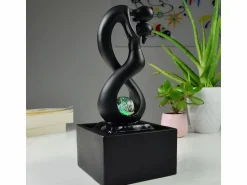 Discount Diseño de fuentes de interior con iluminación LED Amor Estatua