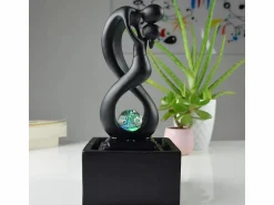 Discount Diseño de fuentes de interior con iluminación LED Amor Estatua