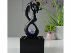 Discount Diseño de fuentes de interior con iluminación LED Amor Estatua
