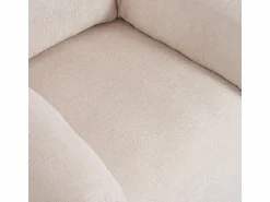 Clearance KOMHTOM Diseño moderno, tela de chenilla, sillón extragrande, sillón decorativo, sofá individual, Beige