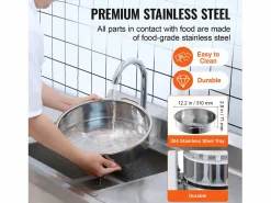 Clearance Divisor de Masa Manual SucceBuy 40 Piezas, Máquina de Pan de Acero Inoxidable, para Panadería, Restaurante, Comercial Blanco