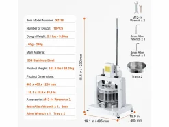 Outlet Divisor SucceBuy de Masa Manual, 18 Piezas, Corta-Masa, Ideal para la Fabricación de Pan de Panadería Materiales Y Utensilios De Cocina