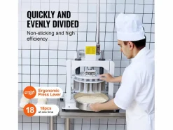 Outlet Divisor SucceBuy de Masa Manual, 18 Piezas, Corta-Masa, Ideal para la Fabricación de Pan de Panadería Materiales Y Utensilios De Cocina