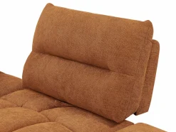 Discount Vente-unique Diván de avance y retroceso en tela texturizada APOLIU Terracota