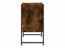Garden Furniture Dogus Armario lavabo baño madera ingeniería roble ahumado 60x33x60 cm