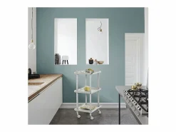 - Carrito auxiliar LEKY, armazón , 3 estantes. Multifuncional, práctico y decorativo- Mueble Camarera