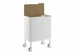 Best Don Hierro - Cubo de basura ergonómico, funcional y elegante, 2 x 20 litros, ECOBOX NOA- Beige