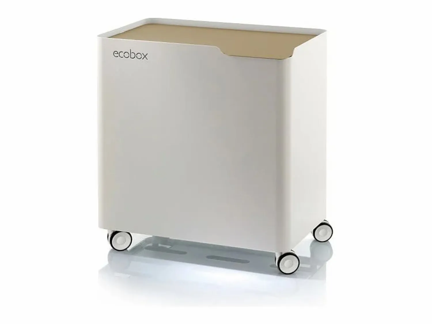 Sale Don Hierro - Cubo de basura para el reciclaje ECOBOX-TOP, 40 litros- Beige