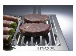 New - Parrilla de acero inoxidable para barbacoa, especial carne, ABRÁSAME, tamaño grande- Materiales Y Utensilios De Cocina
