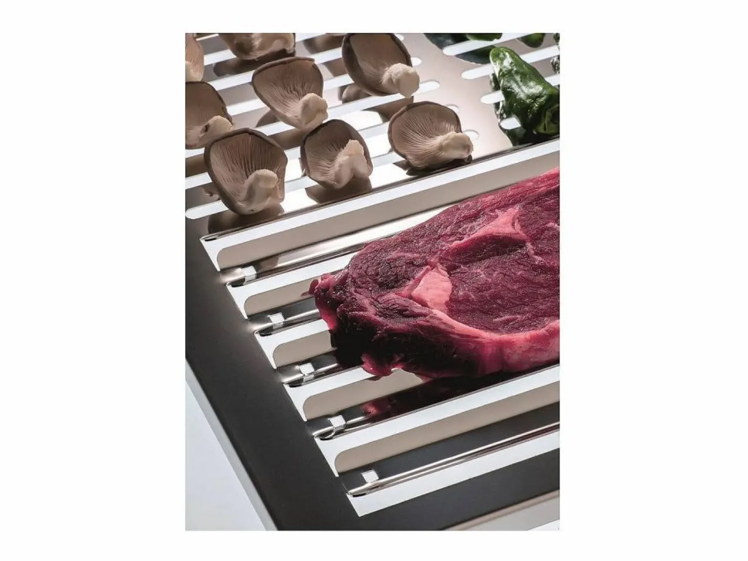 Online - Parrilla de acero inoxidable para barbacoa, todo tipo de asados, ABRÁSAME, tamaño grande- Materiales Y Utensilios De Cocina
