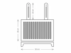 Online - Parrilla de acero inoxidable para barbacoa, todo tipo de asados, ABRÁSAME, tamaño grande- Materiales Y Utensilios De Cocina