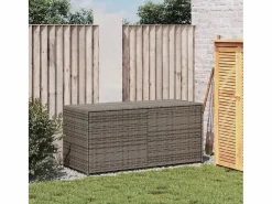 Sale Dorian Caja de almacenaje de jardín ratán sintético 283L Baúl De Jardín