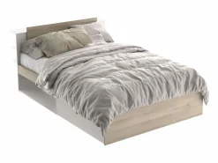 Dormitorio Principal Izzy Mate & Roble (cama+cómoda+mesitas)