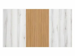 Online Dpto. Moderno Arles Albo y Roble Rayado 135-160 cm Blanco