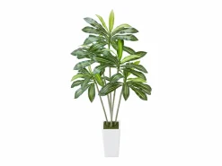 Clearance Dracaena Artificial SucceBuy, 1,8 m, Planta Artificial Tropical en Maceta Blanca, Falso Árbol Tropical, Planta Falsa Hojas Polietileno para Salón Planta Artificial