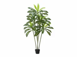 Clearance Dracaena Artificial SucceBuy, 1,8 m, Planta Artificial Tropical en Maceta Blanca, Falso Árbol Tropical, Planta Falsa Hojas Polietileno para Salón Planta Artificial