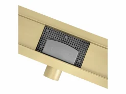 Drenaje Lineal Neox 80 Brushed Gold Cañería