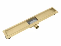 Rea Drenaje Lineal Neox 90 Brushed Gold