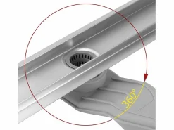 Discount Drenaje Lineal Neox Superflow 700 Brush Steel Cañería