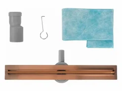 Rea Drenaje Lineal Neox Slim Pro 800 Brush Copper